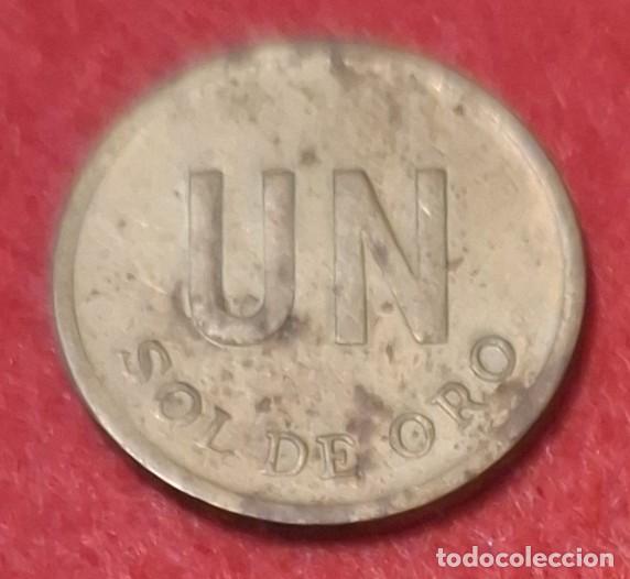 Monedas antiguas de Am&eacute;rica: MONEDA DEL PER&Uacute; 1975 - 1 SOL DE ORO - LAT&Oacute;N