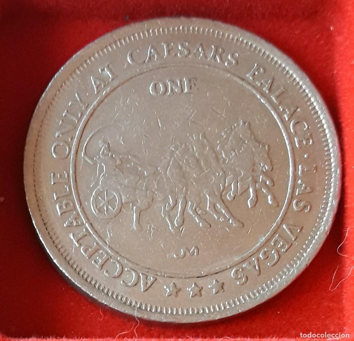 Monedas antiguas de Am&eacute;rica: TOKEN DEL CESAR PALACE, LAS VEGAS, ESTADOS UNIDOS