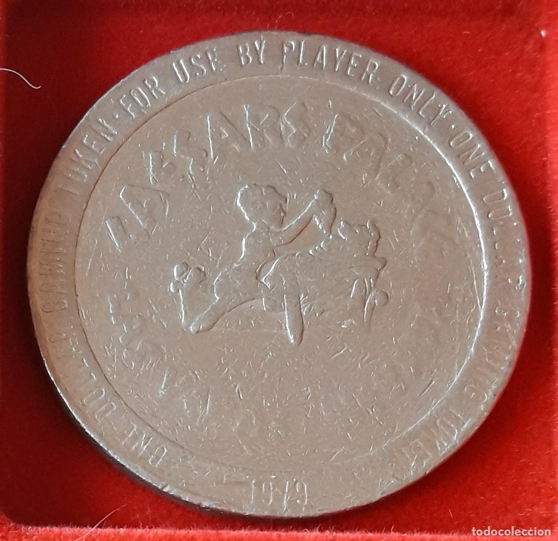 Monedas antiguas de Am&eacute;rica: TOKEN DEL CESAR PALACE, LAS VEGAS, ESTADOS UNIDOS