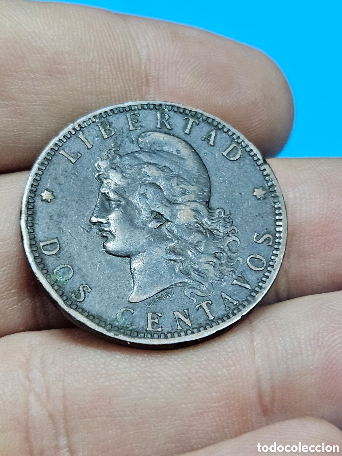 Monete antiche di America: MONEDA 2 CENTAVOS REPUBLICA ARGENTINA1893