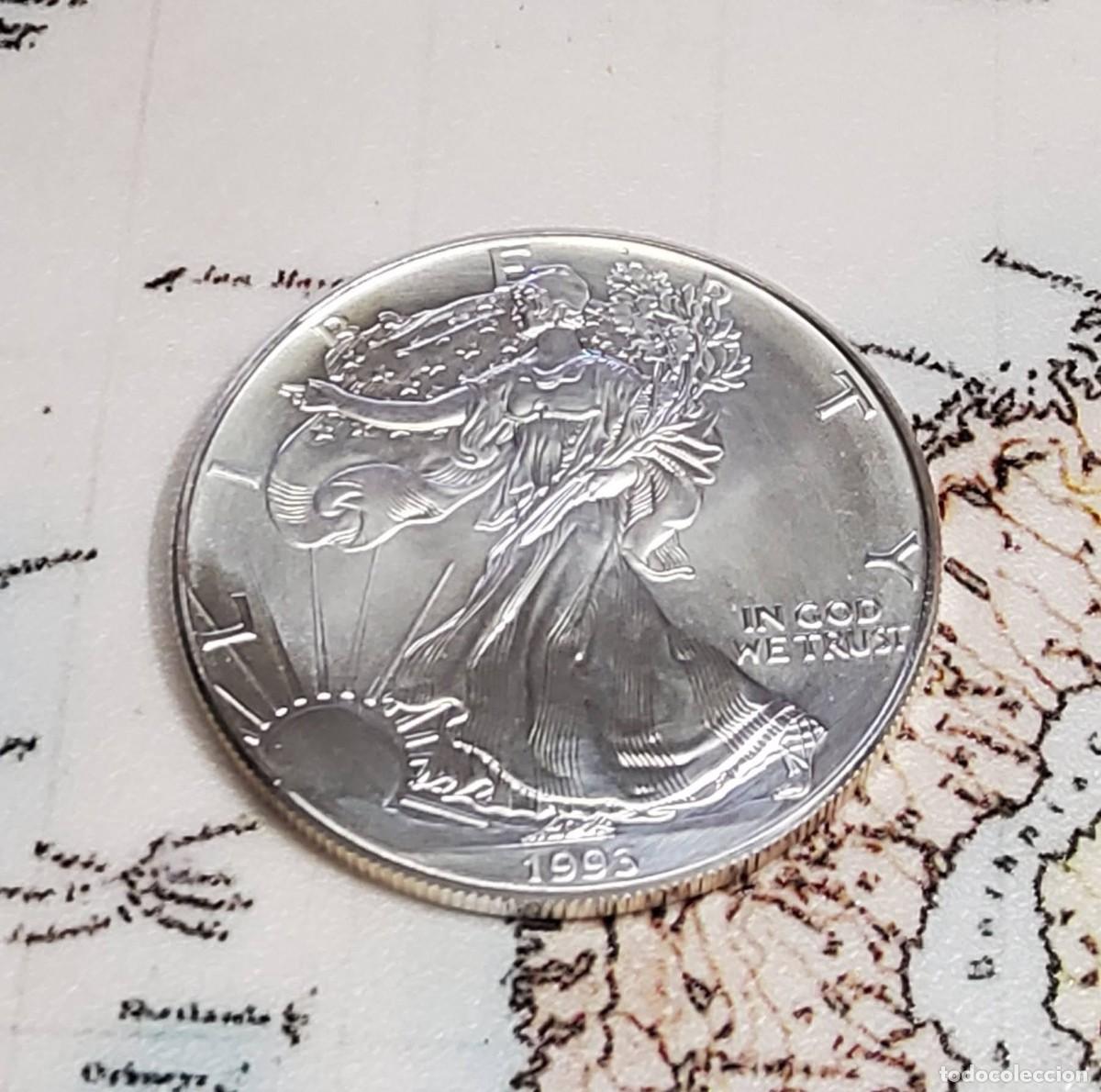 Monedas antiguas de Am&eacute;rica: 1 DOLAR DE PLATA DE ESTADOS UNIDOS DEL 2009.SIN CIRCULAR.1 ONZA PLATA 9999.