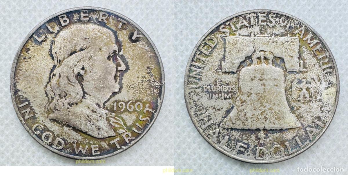 Monedas antiguas de Am&eacute;rica: 5393 ESTADOS UNIDOS 1960 USA HALF DOLLAR 1960 1/2