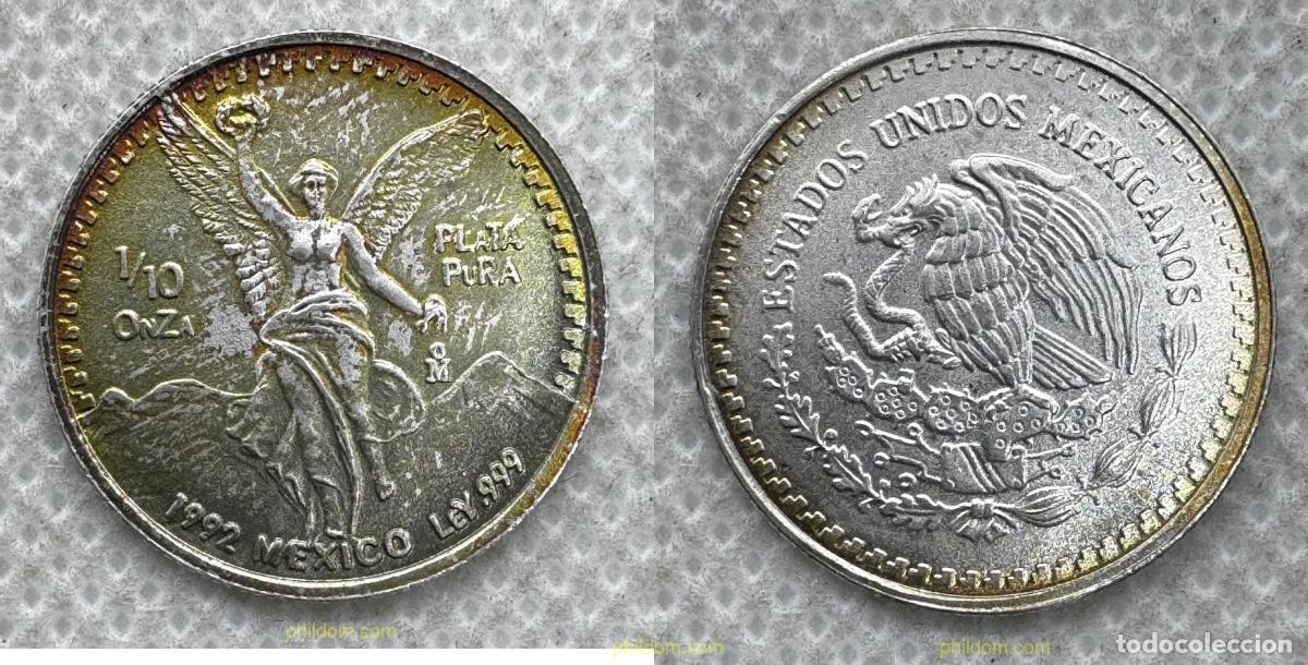 Monedas antiguas de Am&eacute;rica: 5374 MEXICO 1992 1/10 ONZA MEXICO 1992