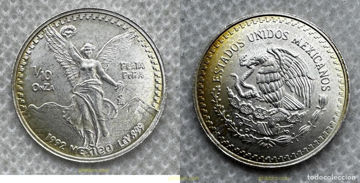 Monedas antiguas de Am&eacute;rica: 5375 MEXICO 1992 1/10 ONZA MEXICO 1992