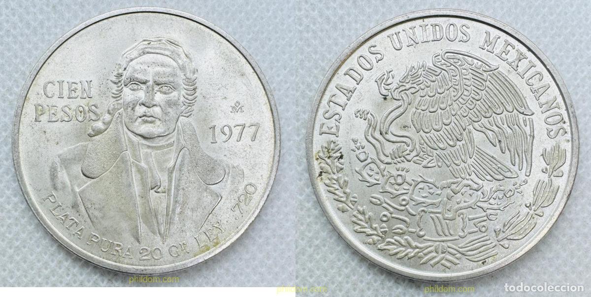 Monedas antiguas de Am&eacute;rica: 5381 MEXICO 1977 MEXICO 100 PESOS - 1977