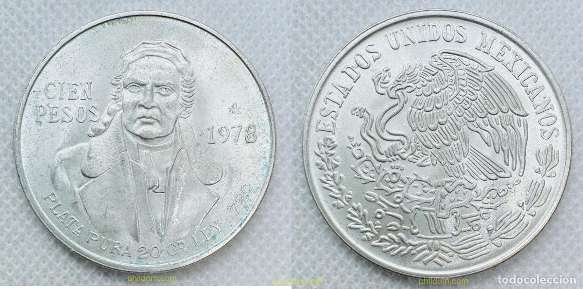 Monedas antiguas de Am&eacute;rica: 5382 MEXICO 1978 MEXICO 100 PESOS 1978