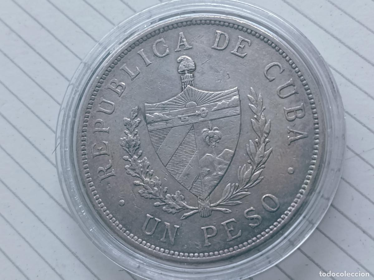 Monedas antiguas de Am&eacute;rica: Cuba. Un peso de plata de 1932