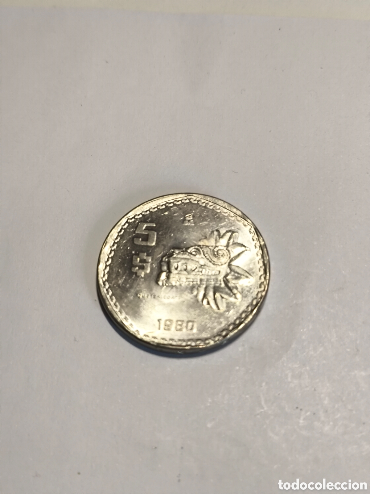 Monedas antiguas de Am&eacute;rica: 5 Pesos Mexicanos M&eacute;xico 1980
