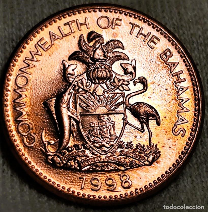 Monete antiche di America: Bahamas&ndash; 1 Centavo 1998&ndash; Sin Circular (UNC), Lote 2069