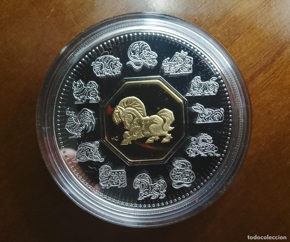 Old Coins of America: CANAD&Aacute; - $15 PLATA PROOF - A&Ntilde;O DEL CABALLO - A&Ntilde;O LUNAR 2002 - ZOD&Iacute;ACO CHINO - ESTUCHE Y CERTIFICADO