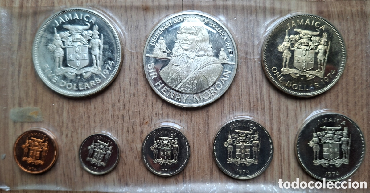 Monedas antiguas de Am&eacute;rica: Set de Monedas Proof de Jamaica - Foto 2