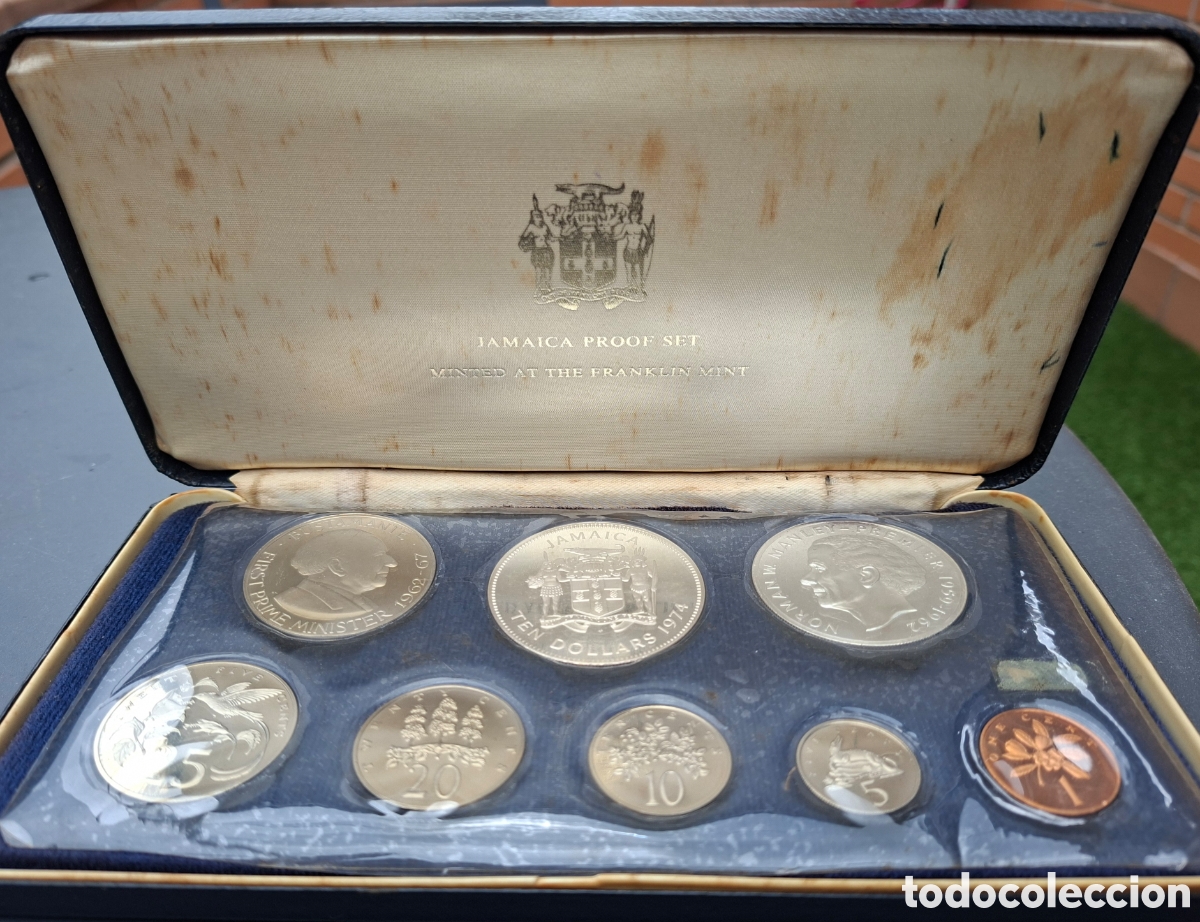 Monedas antiguas de Am&eacute;rica: Set de Monedas Proof de Jamaica - Foto 4