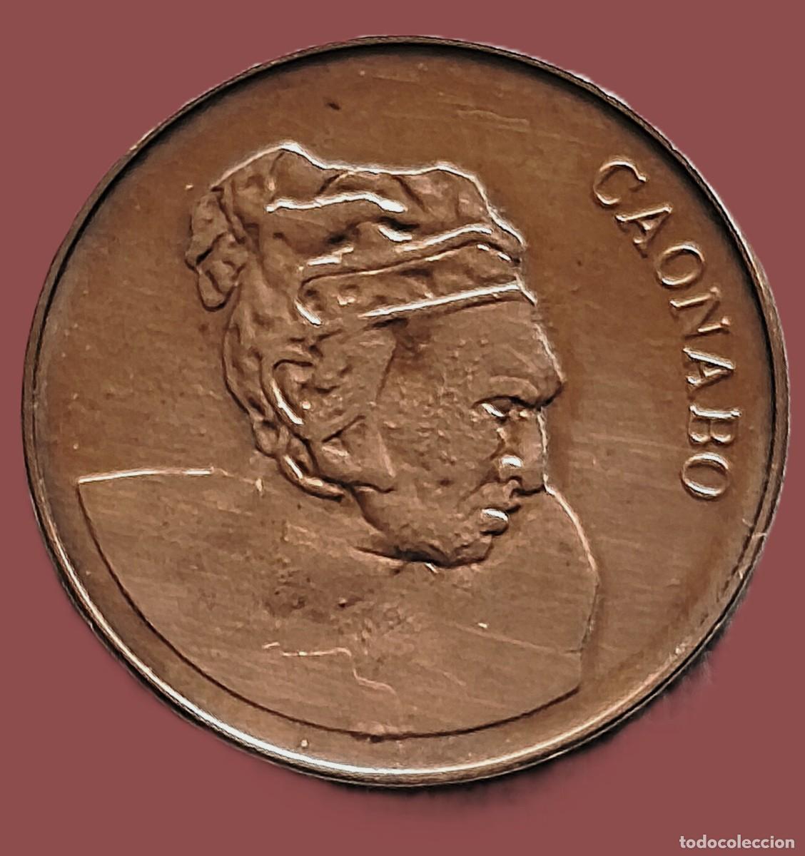 Monedas antiguas de Am&eacute;rica: Rep&uacute;blica Dominicana . 1 centavo 1986