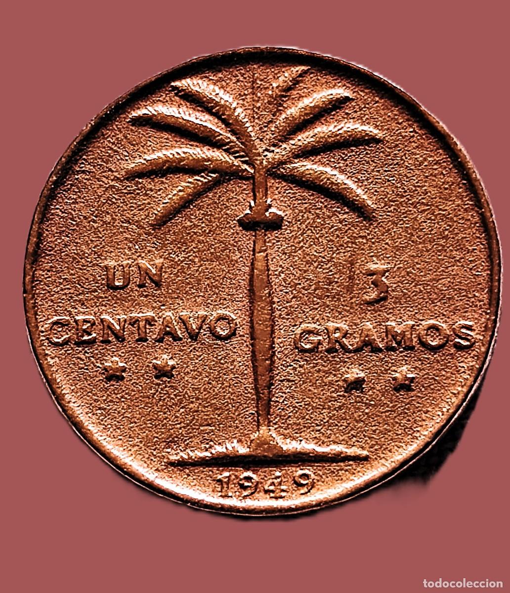Monedas antiguas de Am&eacute;rica: Rep&uacute;blica Dominicana . 1 centavo 1949