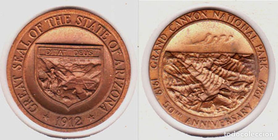Monedas antiguas de Am&eacute;rica: ESTADOS UNIDOS - GRAN CA&Ntilde;ON DEL COLORADO - 1969 - UNC - COBRE