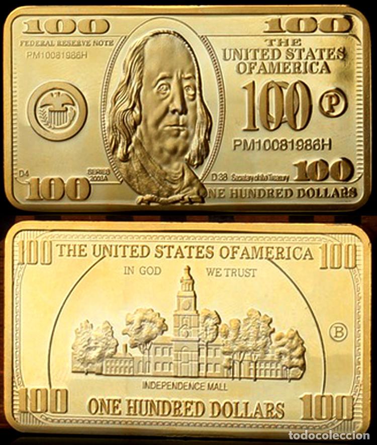 Monedas antiguas de Am&eacute;rica: ESTADOS UNIDOS - ONZA TROY - 100 DOLARES - COBRE