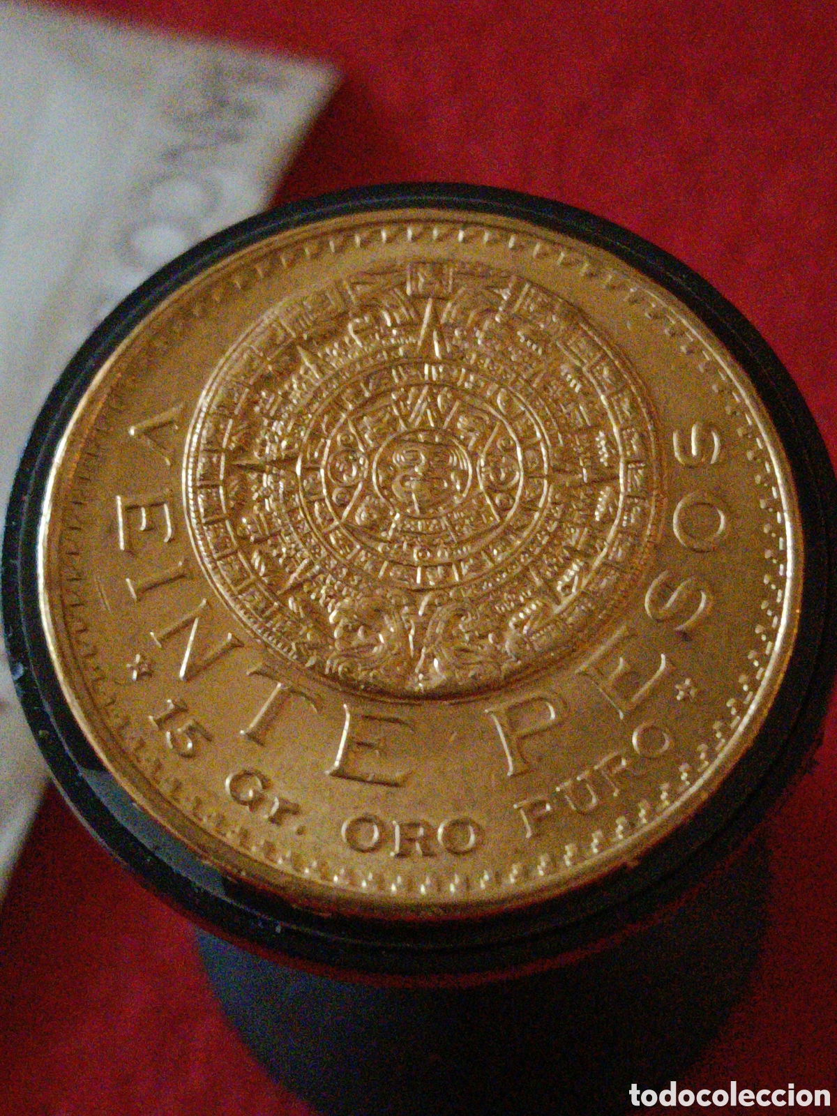 Old Coins of America: ORO 20 pesos ORO Mexicanos autentica
