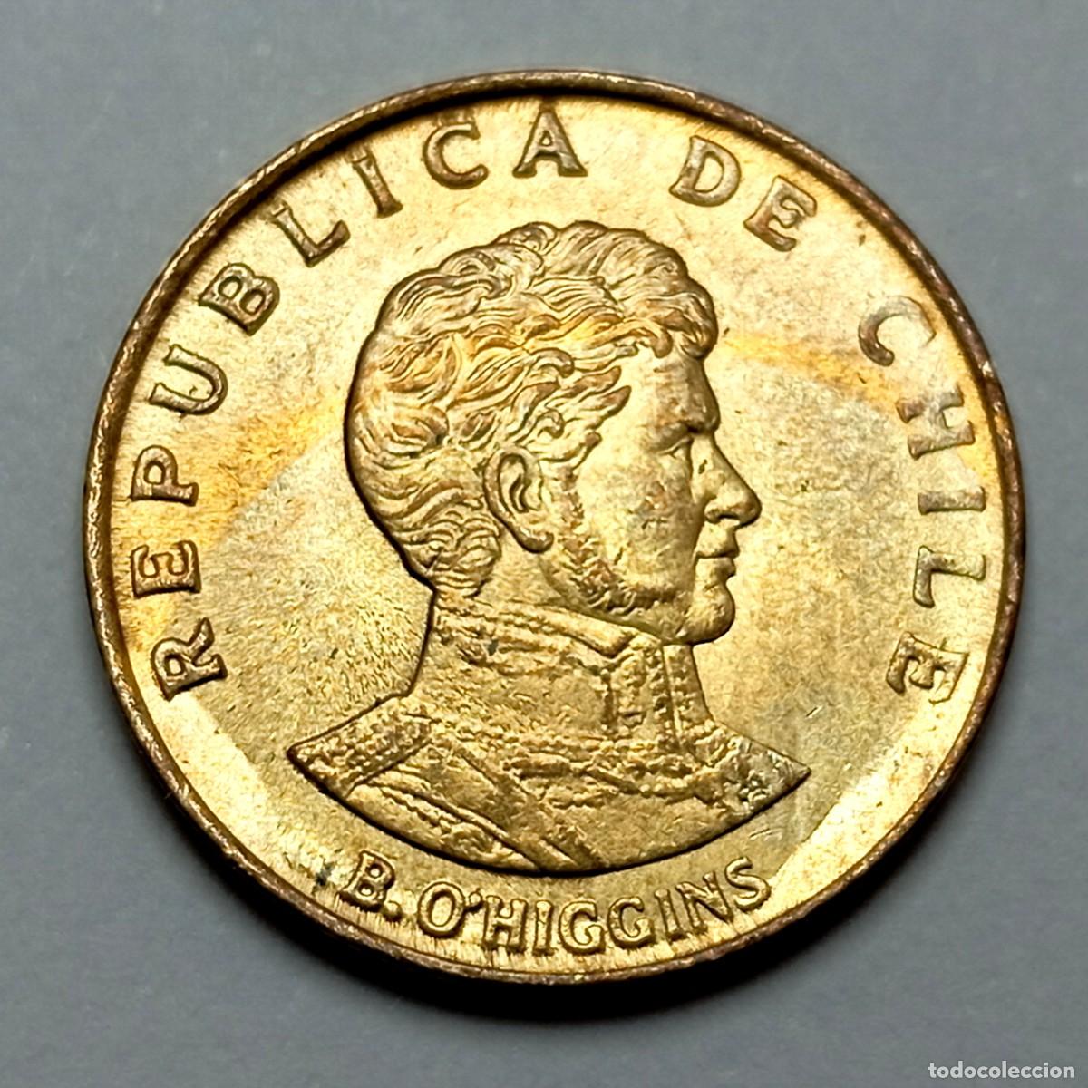 Monedas antiguas de Am&eacute;rica: ⚜️ BBE0 5. Chile. 10 cent&eacute;simos 1971