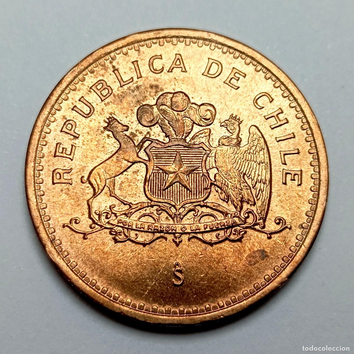 Monedas antiguas de Am&eacute;rica: ⚜️ BBE1 2. Chile. 100 pesos 1986