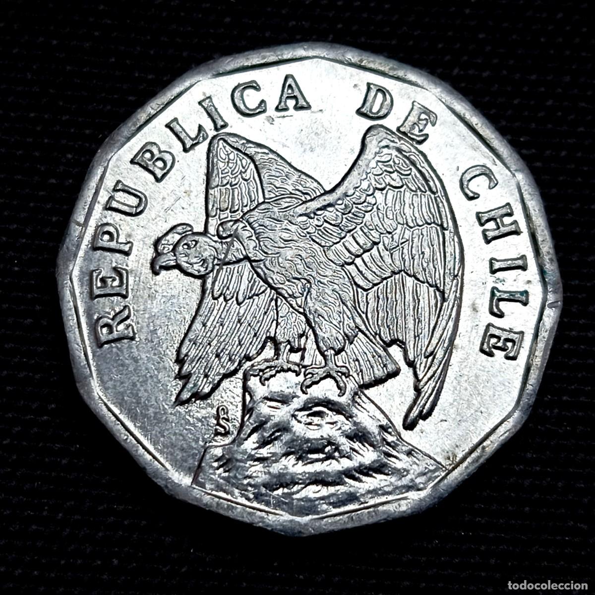 Monedas antiguas de Am&eacute;rica: ⚜️ BBE1 4. Chile. 10 centavos 1979