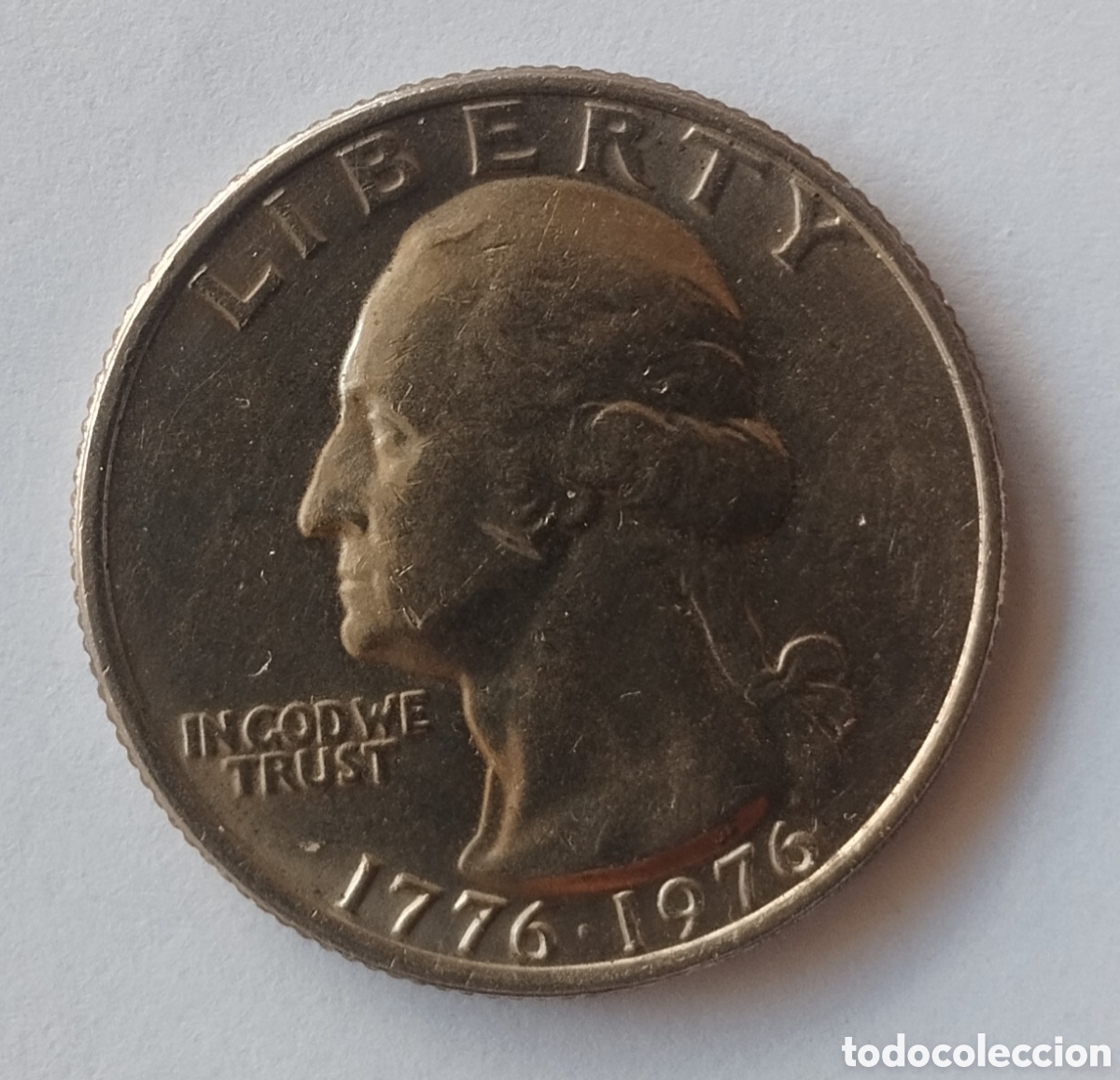 Monete antiche di America: MONEDA DE EEUU QUARTER DOLLAR 1776-196 BICENTENARIO (FOTO)