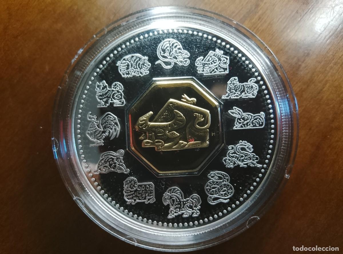 Monete antiche di America: CANAD&Aacute; - $15 PLATA PROOF - A&Ntilde;O DEL BUEY - A&Ntilde;O LUNAR 2009 - ZOD&Iacute;ACO CHINO - ESTUCHE Y CERTIFICADO