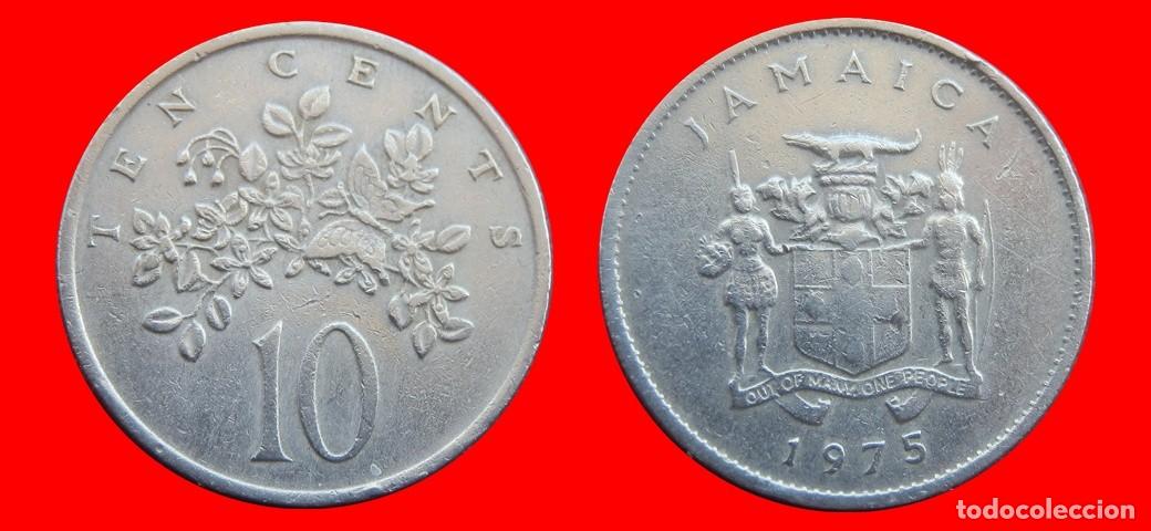 Monedas antiguas de Am&eacute;rica: 10 CENTAVOS 1975 JAMAICA-144700