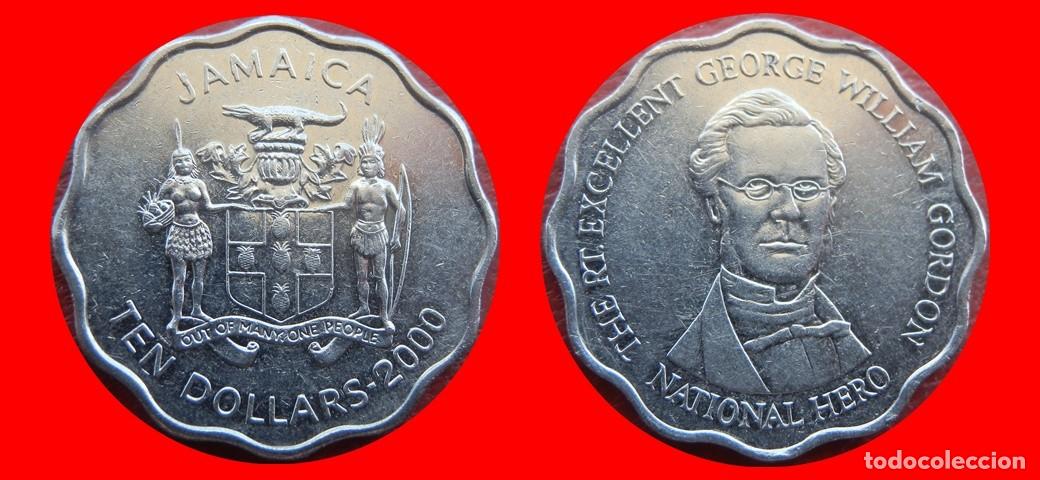Monedas antiguas de Am&eacute;rica: 10 DOLARES 2000 JAMAICA-144711