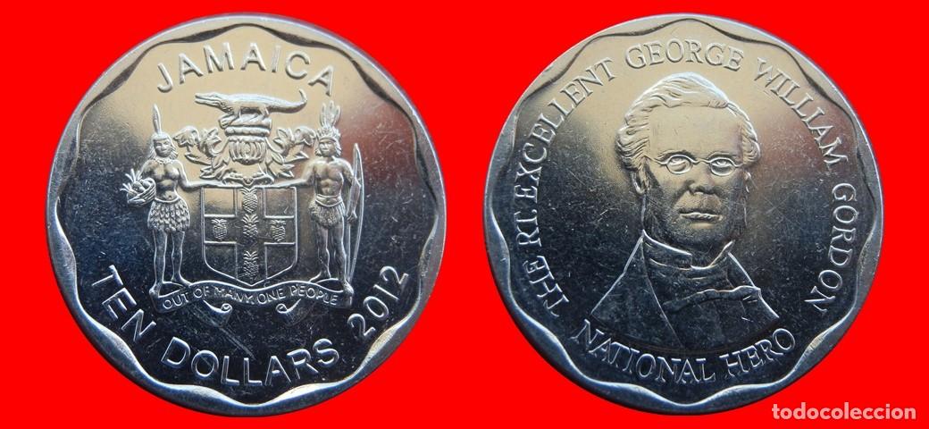 Monedas antiguas de Am&eacute;rica: 10 DOLARES 2012 JAMAICA-144713