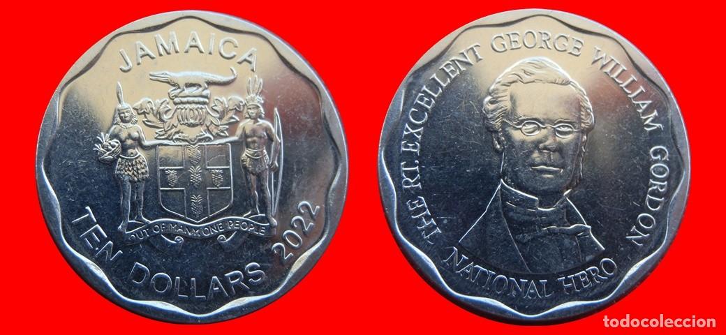 Monedas antiguas de Am&eacute;rica: 10 DOLARES 2022 JAMAICA-144717