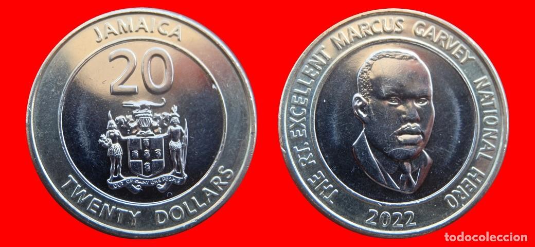 Monedas antiguas de Am&eacute;rica: 20 DOLARES 2022 JAMAICA-144719