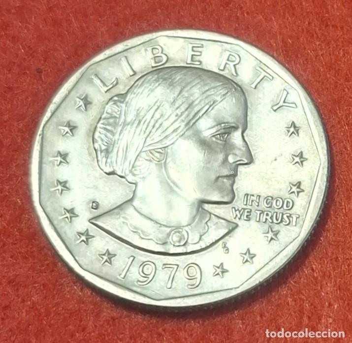 Monedas antiguas de Am&eacute;rica: MONEDA DE ESTADOS UNIDOS 1979 - 1 D&Oacute;LAR - SUSAN B. ANTHONY, CECA S - COBRE REVESTIDO DE COBRE-N&Iacute;QUEL