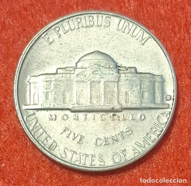 Monedas antiguas de Am&eacute;rica: MONEDA DE ESTADOS UNIDOS 1964 - 5 CENTAVOS, CECA D - COBRE-N&Iacute;QUEL