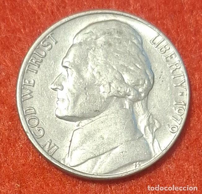 Monedas antiguas de Am&eacute;rica: MONEDA DE ESTADOS UNIDOS 1979 - 5 CENTAVOS, SIN CECA - COBRE-N&Iacute;QUEL