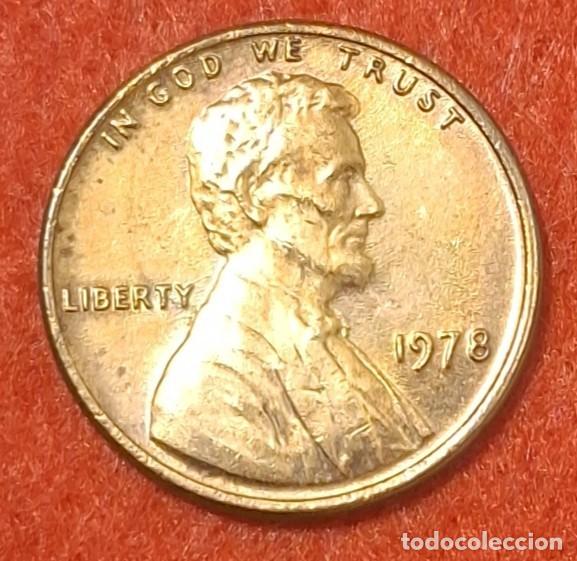 Monedas antiguas de Am&eacute;rica: MONEDA DE ESTADOS UNIDOS 1978 - 1 CENTAVO - LINCOLN - COBRE-ZINC
