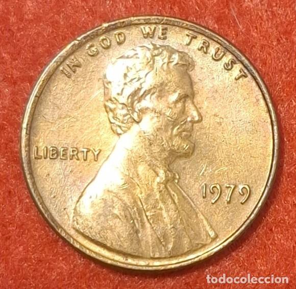 Monedas antiguas de Am&eacute;rica: MONEDA DE ESTADOS UNIDOS 1979 - 1 CENTAVO - LINCOLN - COBRE-ZINC