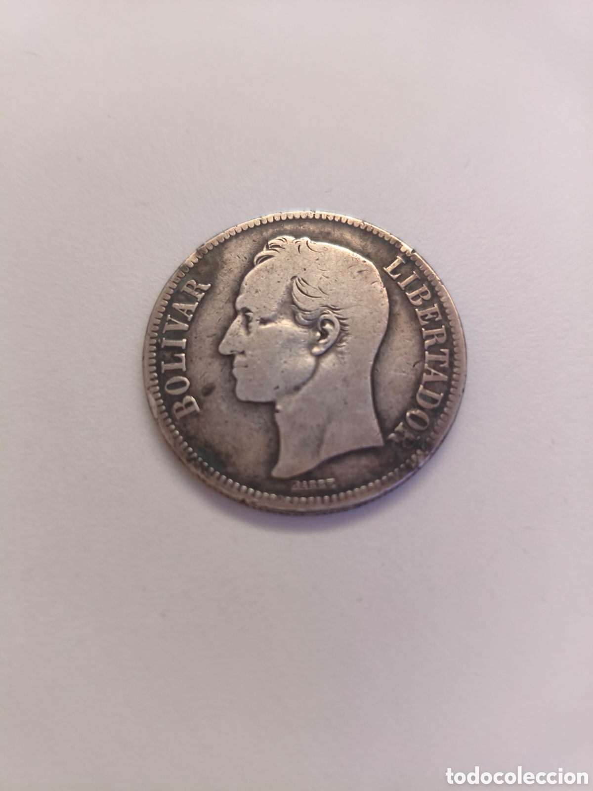Monedas antiguas de Am&eacute;rica: Monedas de Venezuela 1926 25 gr plata de ley