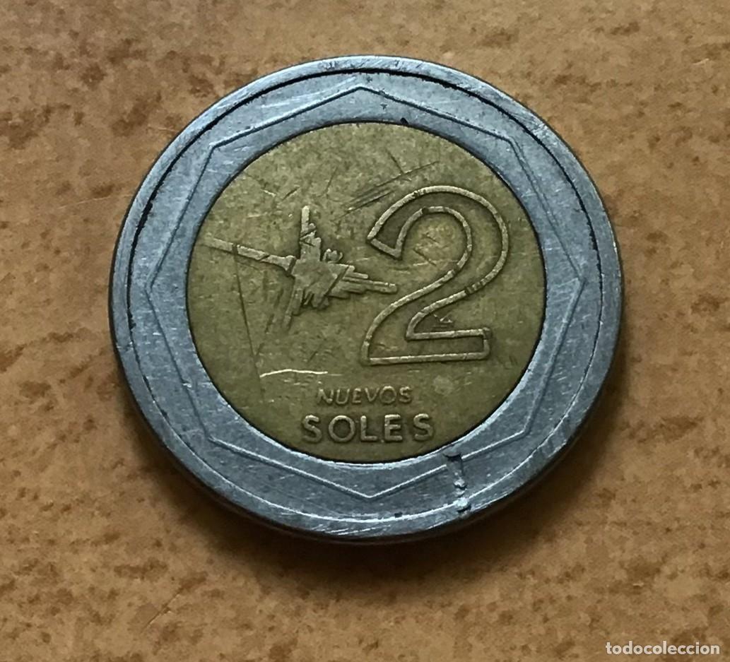 Monedas antiguas de Am&eacute;rica: 2 soles de Per&uacute;. A&ntilde;o 2005