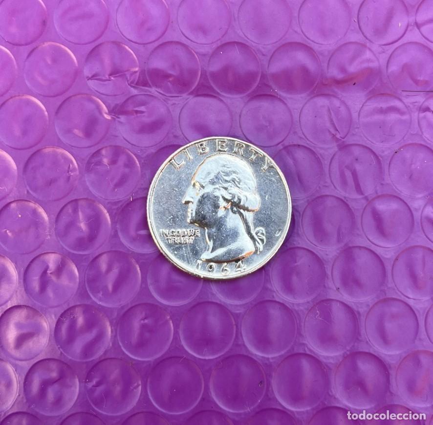 Monedas antiguas de Am&eacute;rica: Cuarto de D&oacute;lar de Plata