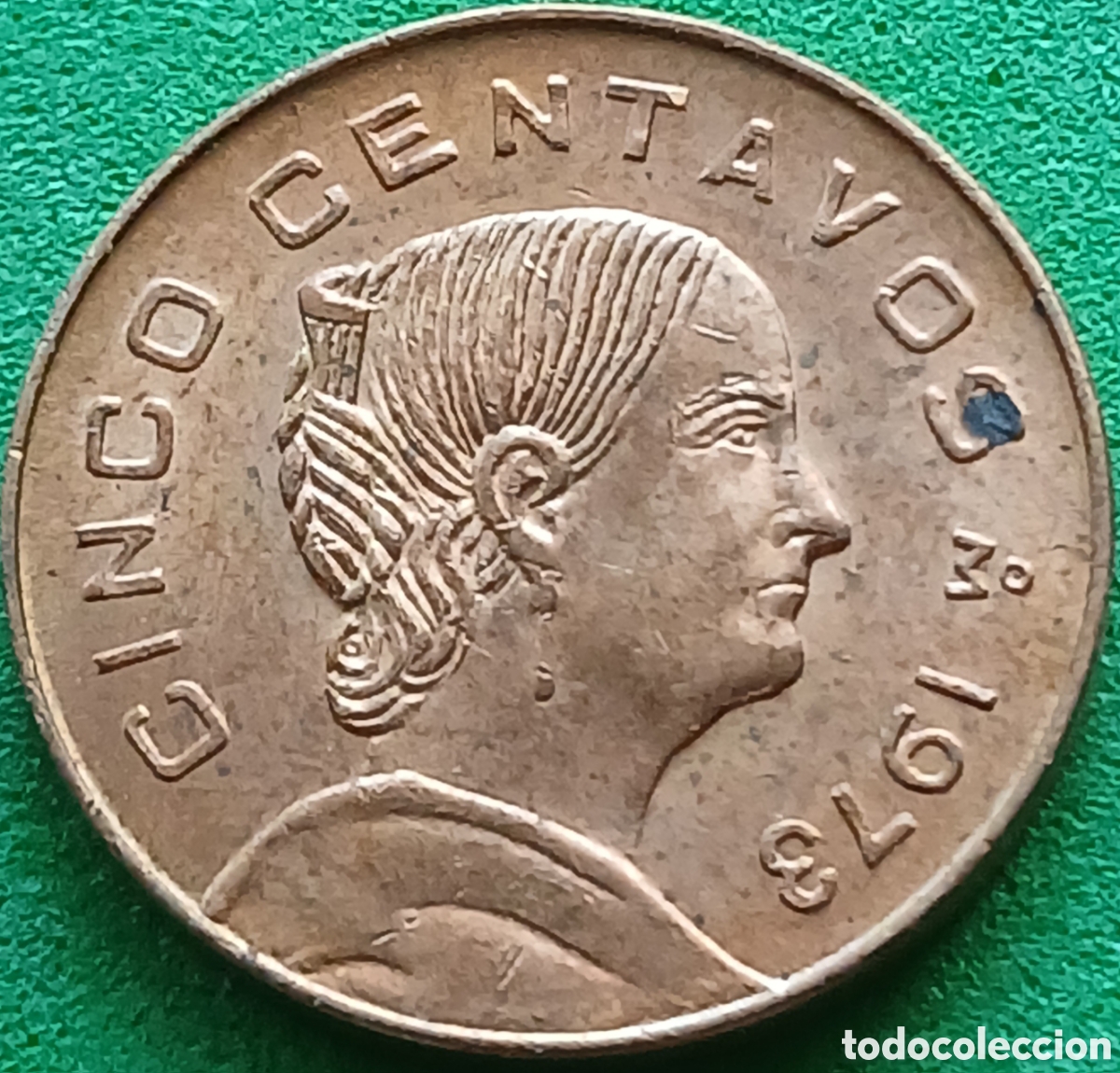 Monedas antiguas de Am&eacute;rica: M&eacute;xico 5 centavos 1973 km#427