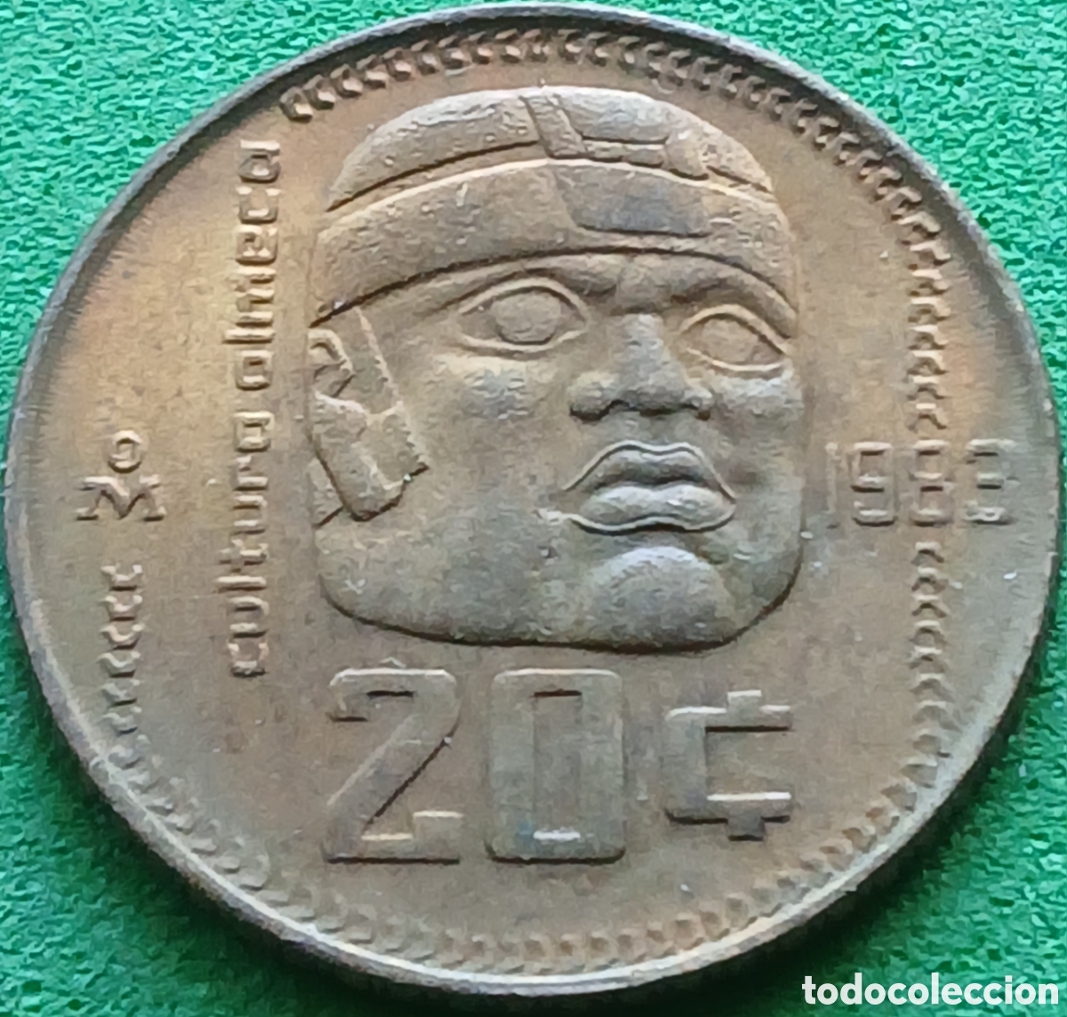 Monedas antiguas de Am&eacute;rica: M&eacute;xico 20 centavos 1983 km#491