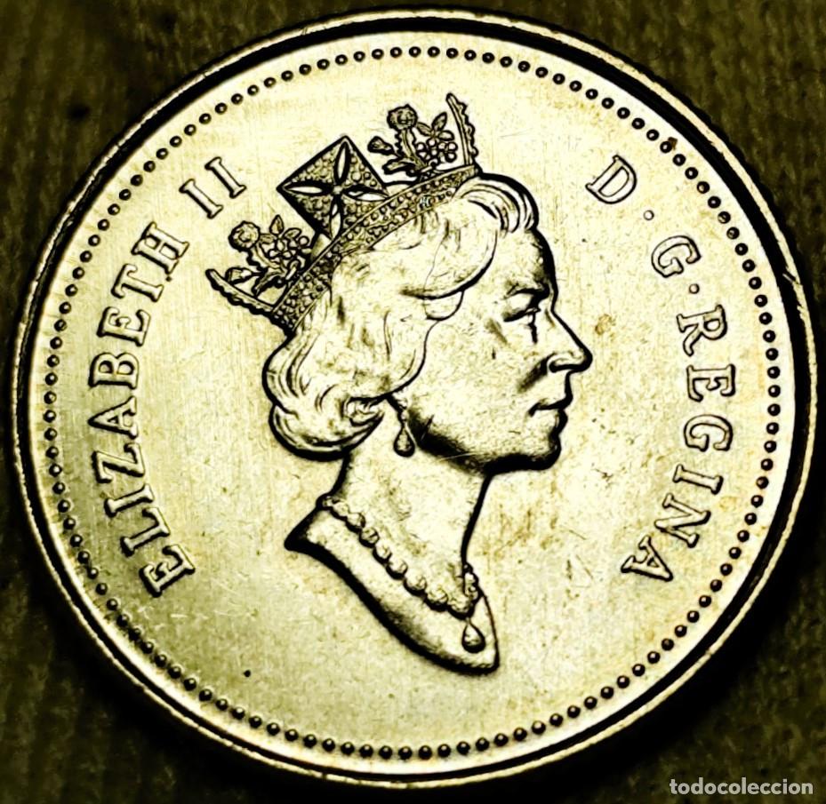 Moedas antigas da Am&eacute;rica: Canada 10 centavos 1990 Sin Circular, Lote 2136
