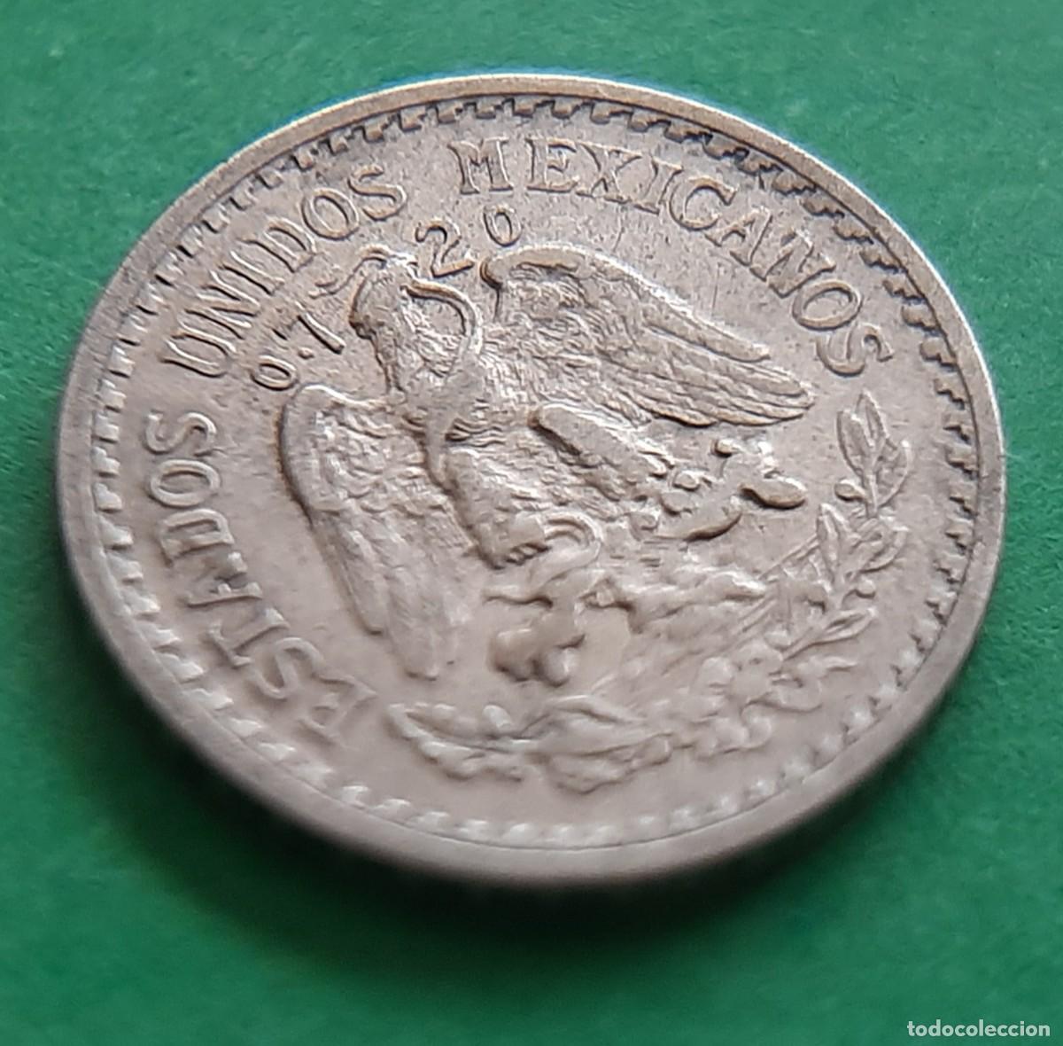 Monedas antiguas de Am&eacute;rica: (M&Eacute;XICO)(PLATA)(1927) 10 CENTAVOS - Foto 4