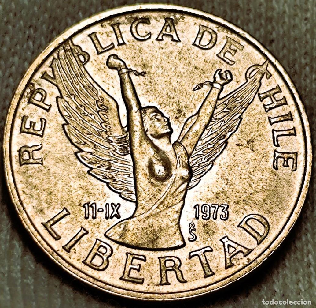 Alte M&uuml;nzen aus Amerika: Chile 5 Pesos 1988 Sin Circular Lote 2143