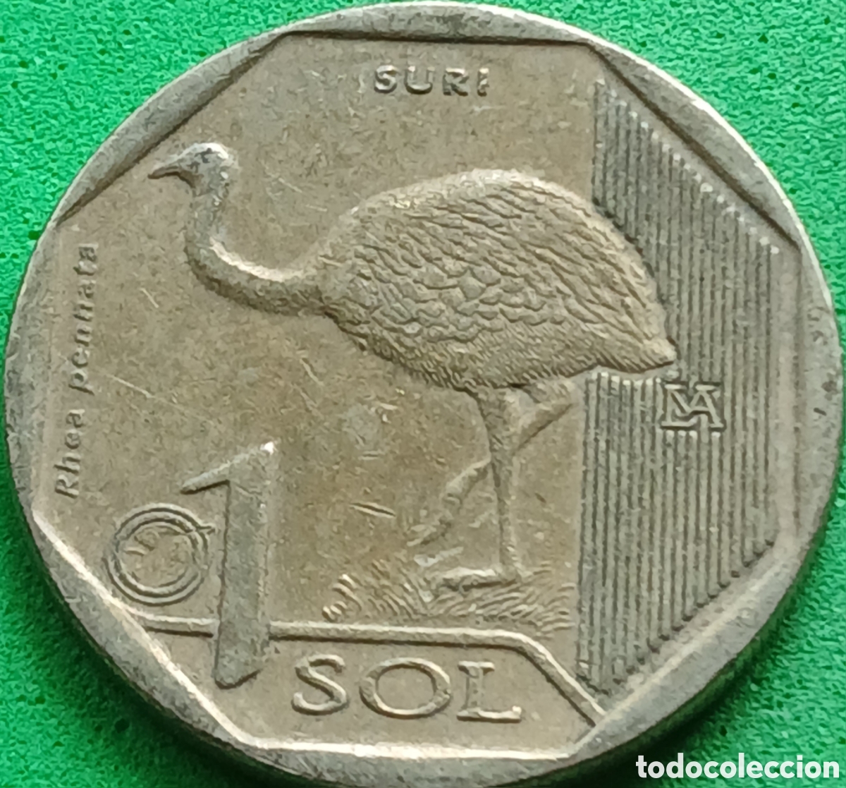 Monedas antiguas de Am&eacute;rica: Per&uacute; 1 sol 2018 UC#109 &Ntilde;and&uacute; de Darwin
