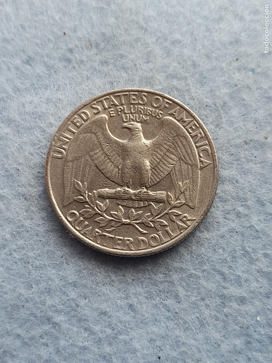 Monete antiche di America: USA. 1/4 D&oacute;lar. A&ntilde;o 1984 P.