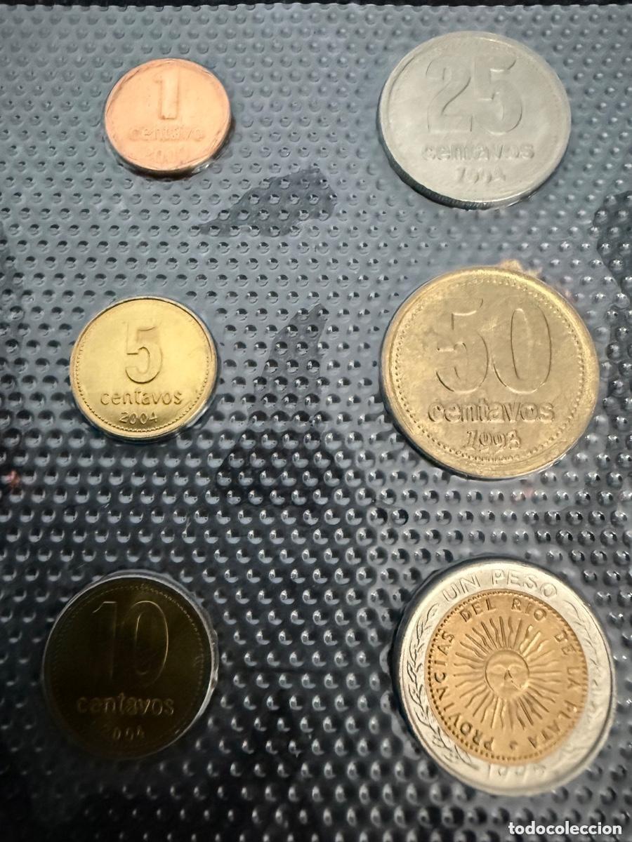 Alte M&uuml;nzen aus Amerika: Set monedas Argentina completo (1, 5, 10, 25, 50 centavos + peso) SC