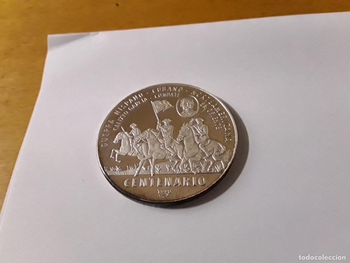 Old Coins of America: CUBA - RARA 10 PESOS DE PLATA GERRA HISPANO-CUBANA-NORTEAMERICANA. A&Ntilde;O 1998. 999 MIL. TIRADA 5000.