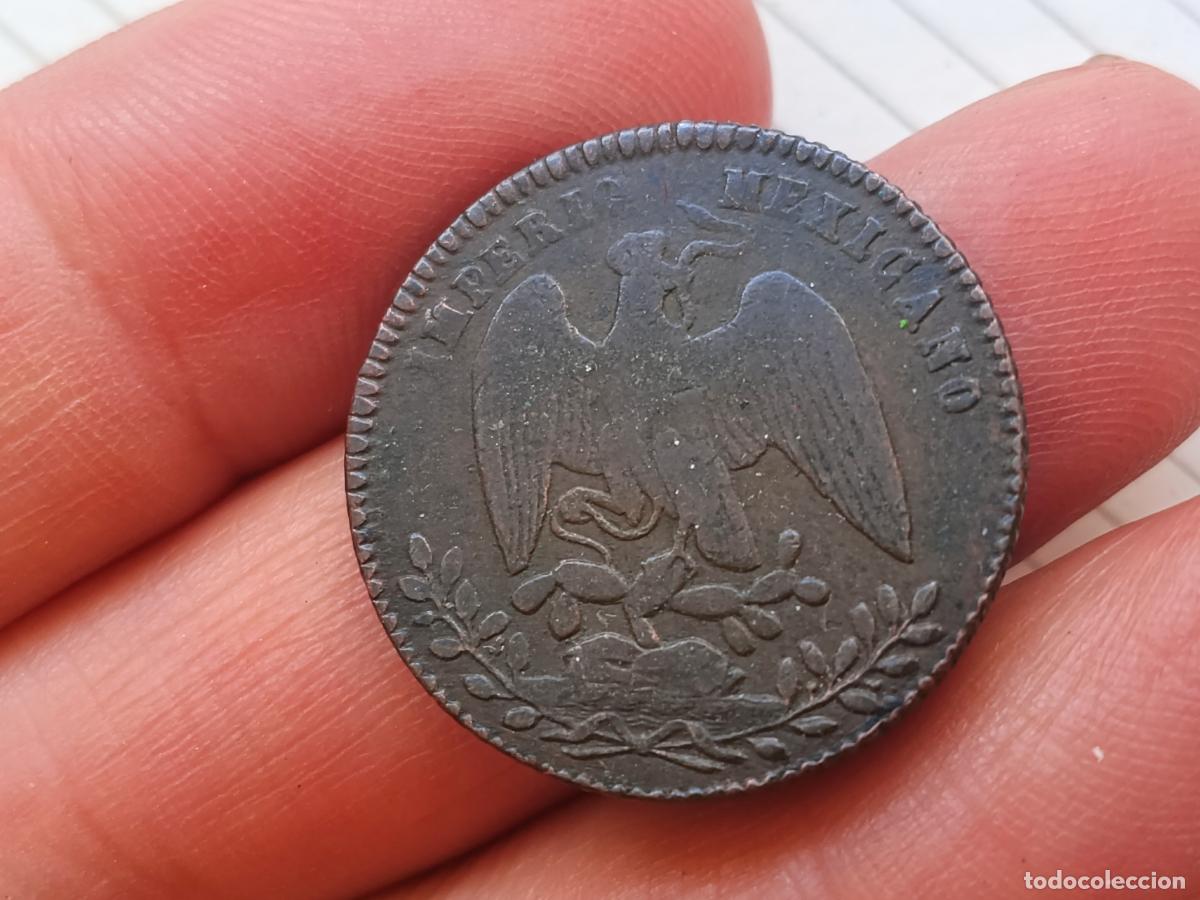 Monedas antiguas de Am&eacute;rica: MEXICO, IMPERIO MEXICANO. 1 CENTAVO. 1.864. MAXIMILIANO I