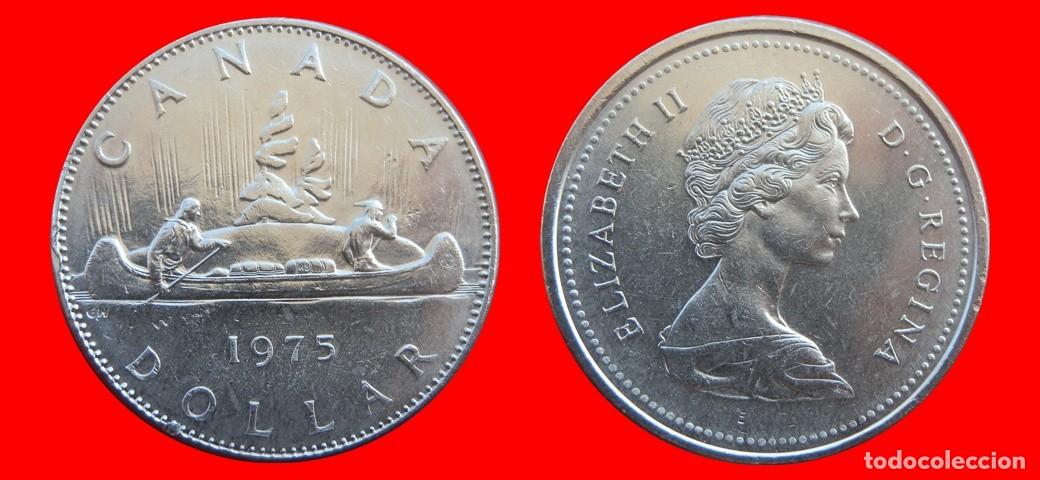 Monedas antiguas de Am&eacute;rica: 1 DOLAR 1975 CANADA-144783